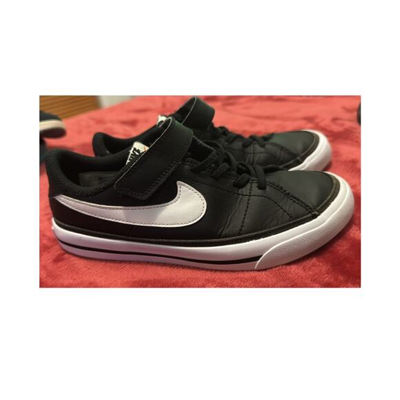 Nike Boys Kids Court Legacy Stay-Put Closure Casual Sneakers Size 2.5 - Picture 1 of 4